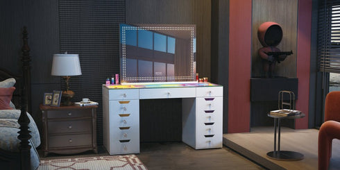 Bellier DL Glow Vanity Mirror With Bluetooth Speaker