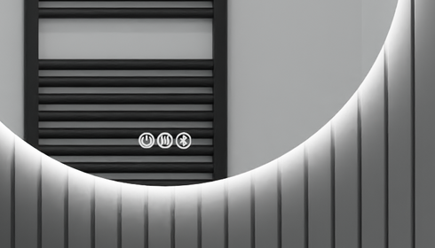 Alessio Anti-fog Backlit 3 Colour LED Round Bathroom Mirror With Optional Bluetooth