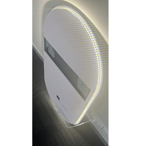 Daintree Frameless Oval Backlit LED Bathroom Wall Mirror