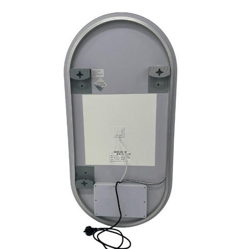 Elda Frameless Oval Backlit LED Wall Mirror