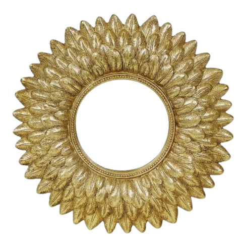 Petale Gold Wall Mirror
