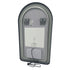 Byron Arched Frosted LED Black Wall Mirror