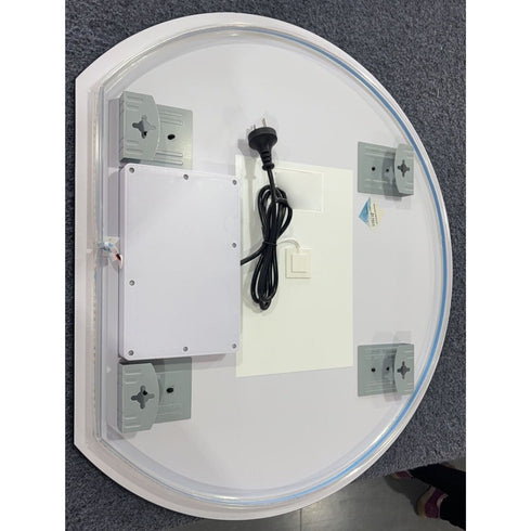 Wategos Crescent Shape Left Cut Moon Frontlit Frosted LED Bathroom Mirror