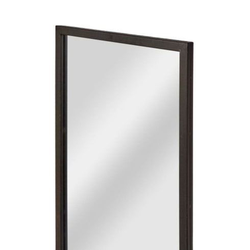 Precy Patio Black Wall Mirror