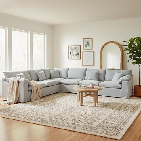 Lloyd Arch Rattan Full Length Wall Mirror