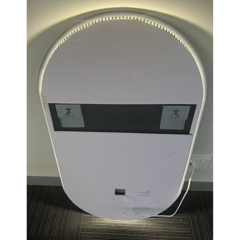 Daintree Frameless Oval Backlit LED Bathroom Wall Mirror