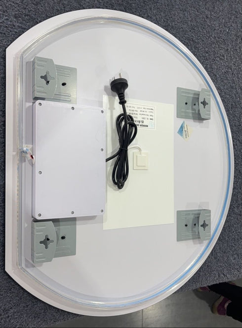 Sol Frameless Crescent Moon Backlit LED Wall Mirror