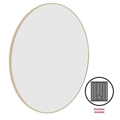 Cecilia Gold Round Wall Mirror