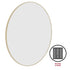 Cecilia Gold Round Wall Mirror