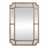 Sue Natural Timber Wall Mirror - Decorative Rectangular Classic Frame