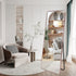 Vivian Aluminium Full Length Rose Gold Wall Mirror - Modern Freestanding Mirror