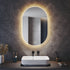 Anam Oval LED Bathroom Mirror with Anti-Fog & Shaver Outlet