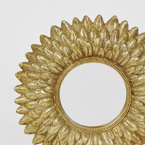Petale Gold Wall Mirror