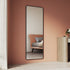 Crisora Black Wall Mirror with Detachable Stand
