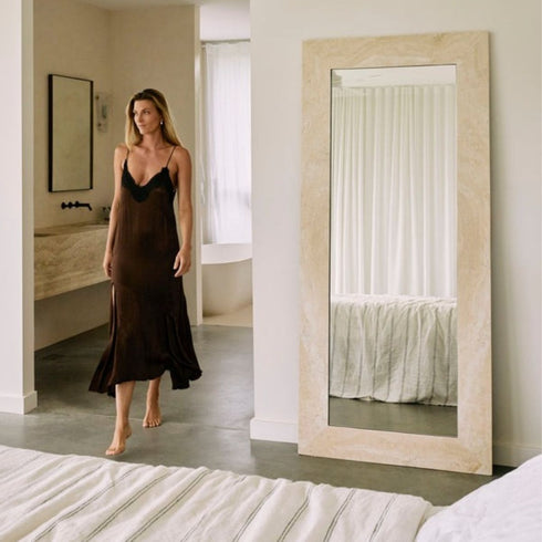 Mallee Large Natural Stone Mirror