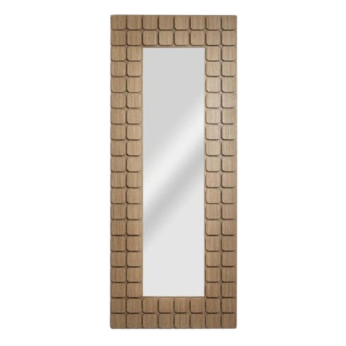 Rocco Walnut Floor Mirror - Full Length Wooden Floor Mirror