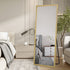 Olegas Full Length Wall Mirror - Modern Natural Frame Floor Mirror