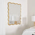 Kyle Antique Gold Square Wall Mirror
