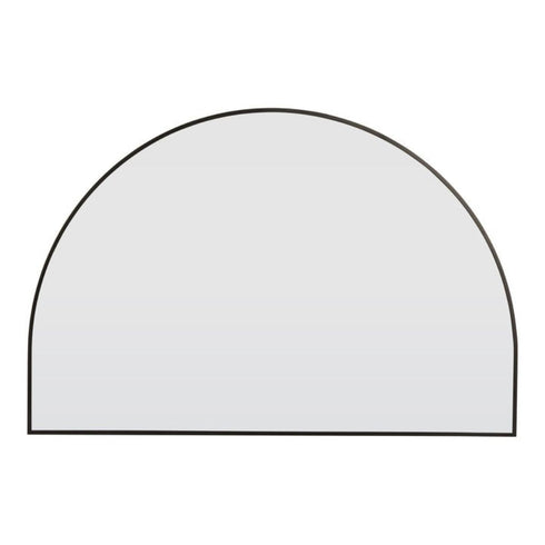 Aiva Arch Matt Black Wall Mirror