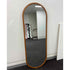 Pilbara Oval Walnut Wood Full Length Wall Mirror
