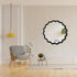 Bondalla Wavy Black Round Wall Mirror