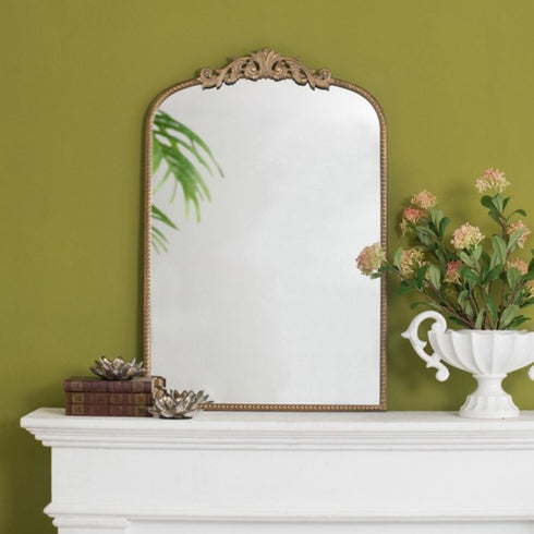 Colette Arch Gold Wall Mirror