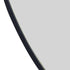 Cameryn Aluminium Framed Matte Black Oval Bathroom Mirror