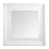 Rectangular Bernie White Wall Mirror reflecting natural light
