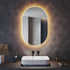 Anam Oval LED Bathroom Mirror with Anti-Fog & Shaver Outlet