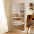 Vivian Aluminium Full Length Rose Gold Wall Mirror - Modern Freestanding Mirror