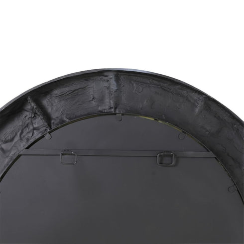 Dani Round Wall Mirror Black