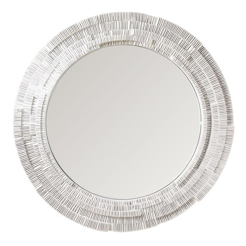 Dani Round Wall Mirror White 101.5cm diameter
