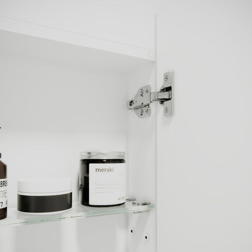 Emmeline Pill Frameless Mirror Cabinet