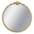 Gold mirror round