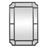 Sue Black Wall Mirror - Decorative Rectangular Classic Frame