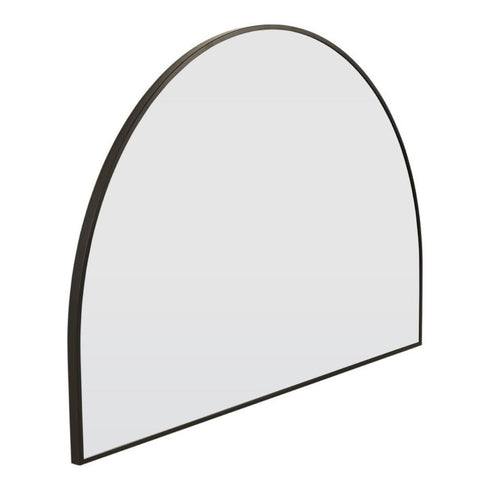 Aiva Arch Matt Black Wall Mirror