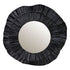Christine Black Round Wall Mirror