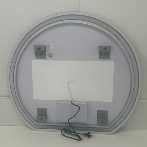 Wategos Crescent Shape Left Cut Moon Frontlit Frosted LED Bathroom Mirror