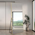 Extra large Navi gold standing mirror 120×220 cm in a spacious living room