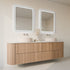 Taylor Anti-Fog Frontlit & Backlit LED Bathroom Mirror - Brushed Nickel Frame with Optional Bluetooth Speaker
