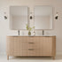 Graeme Rounded Corners Anti-Fog Backlit LED Bathroom Mirror - Gunmetal Frame with Optional Bluetooth Speaker