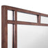 Side view of Johanna Floor Mirror showing slim 5cm depth