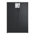 Dane Hemp Black LED Bathroom Cabinet with Makeup Storage Shelf