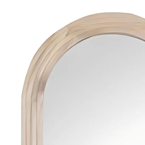 Kinsley Arched Wooded Wall Mirror