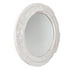 White Round Wall Mirror