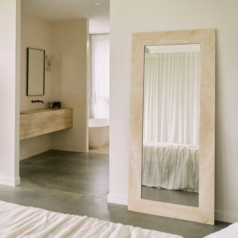 Mallee Large Natural Stone Mirror