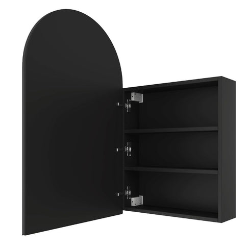Vienna Arch Black Mirror Cabinet