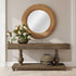 Jarred Rattan Round Wall Mirror