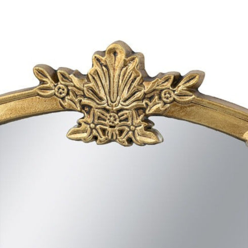 Liora Gold Round Wall Mirror