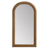 Margot Arched Decorative Rattan Natural Wall Mirror